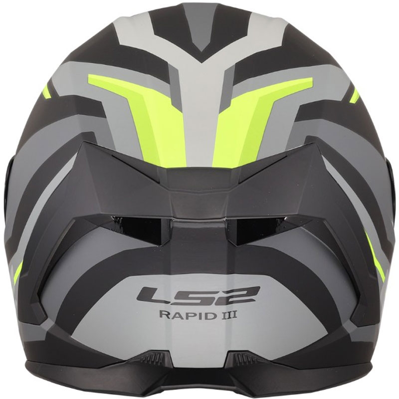 LS2 FF820 Rapid III Hyper integralna motoristična čelada mat črno-rumena