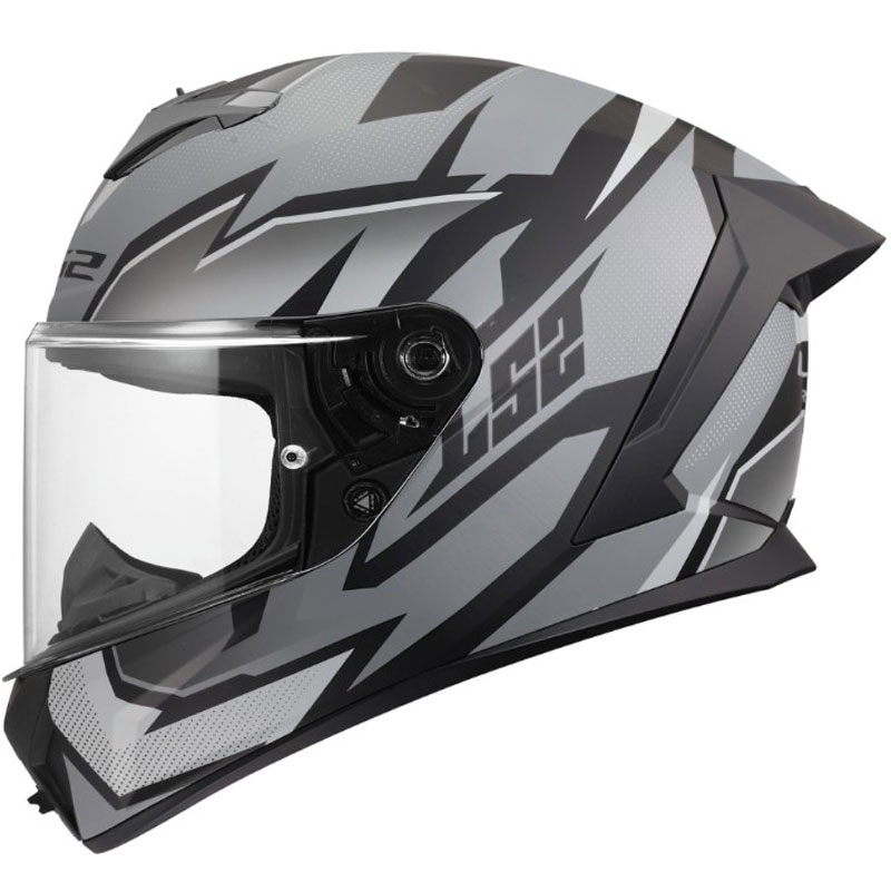 Motoristična čelada LS2 FF820 Rapid III Xtrem, mat črno-siva