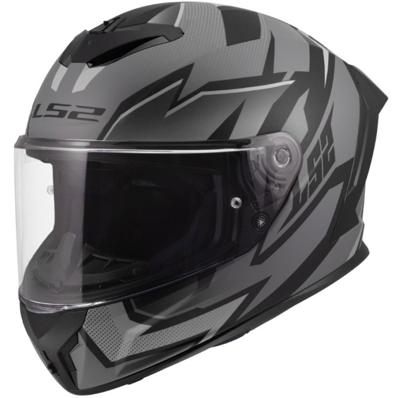 Motoristična čelada LS2 FF820 Rapid III Xtrem, mat črno-siva