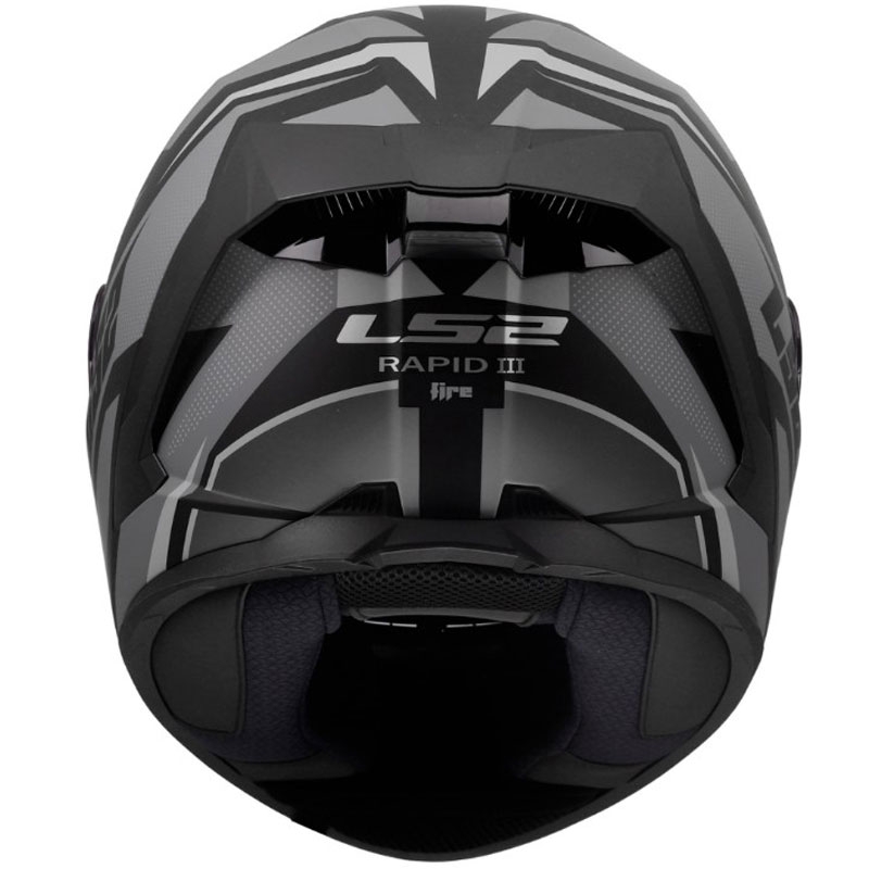 Motoristična čelada LS2 FF820 Rapid III Xtrem, mat črno-siva