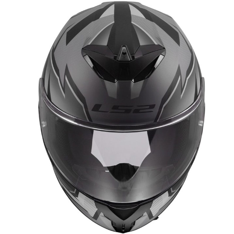 Motoristična čelada LS2 FF820 Rapid III Xtrem, mat črno-siva