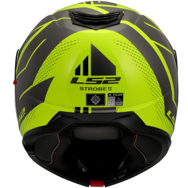 Preklopna čelada LS2 FF908 Strobe II Code svetleča fluo rumeno-črna