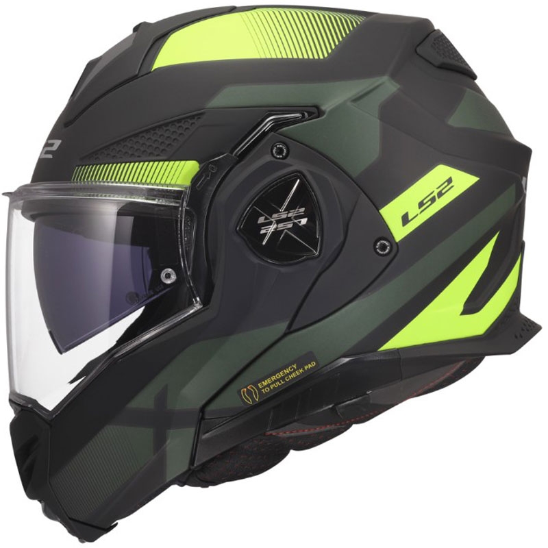 Motoristična čelada LS2 FF901 Advant X Nova mat fluo rumeno-črna