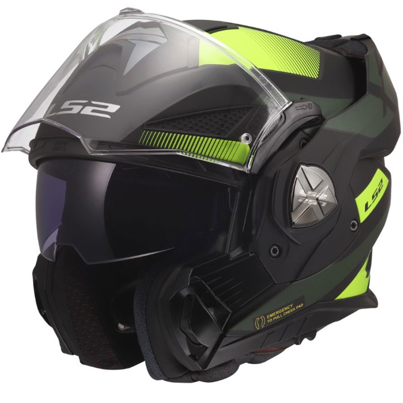 Motoristična čelada LS2 FF901 Advant X Nova mat fluo rumeno-črna