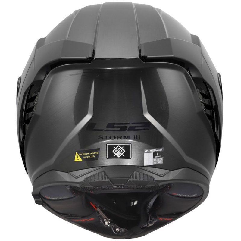 Motoristična čelada LS2 FF818 Storm III Jeans iz titana