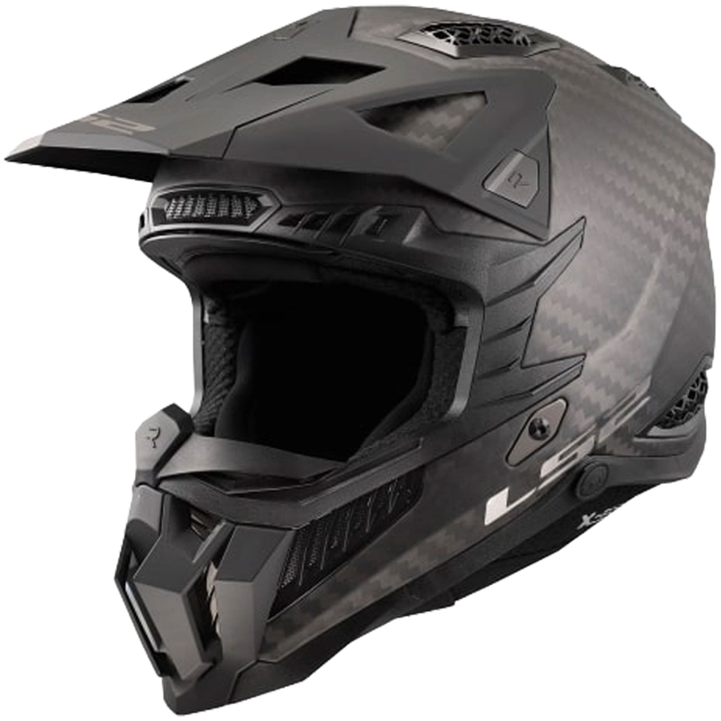 Motokros čelada LS2 MX703 C X-FORCE CARBON mat črna