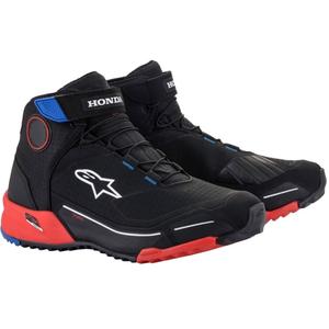Motoristični škornji Alpinestars CR-X Drystar Honda Collection črno-rdeče-modri