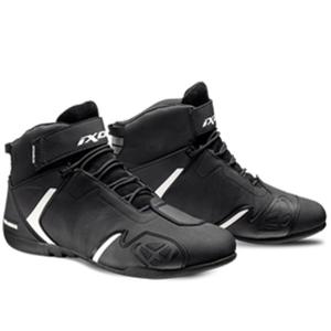 Motoristični škornji IXON Gambler WP črno-beli