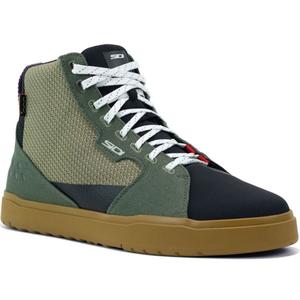 Motoristični škornji SIDI ARX Air zeleno-črno-rjavi