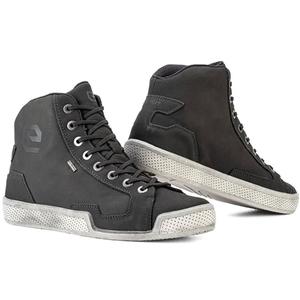 Eleveit ANTIBES WP FULL LEATHER motoristični škornji temno sive barve