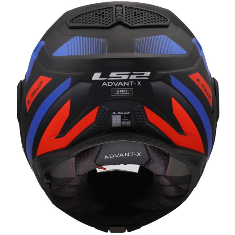 Motoristična čelada LS2 FF901 Advant X Nova mat črno-rdeče-modra