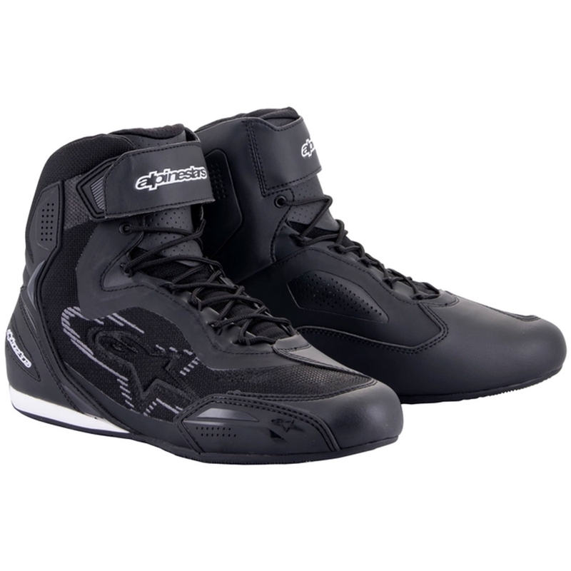 Motoristični škornji Alpinestars Faster-3 Rideknit črno-sivi