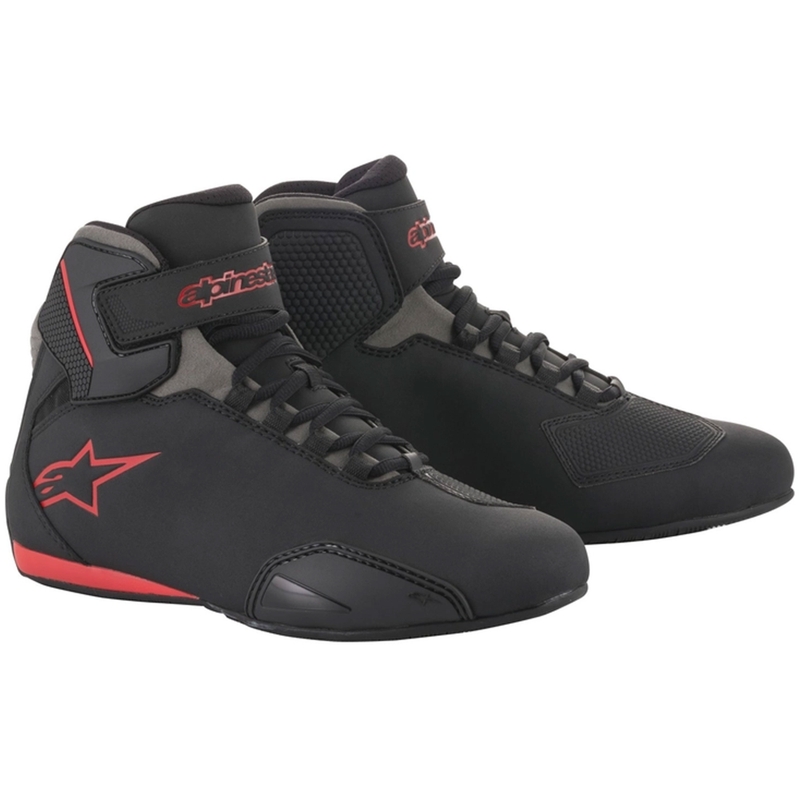 Motoristični škornji Alpinestars Sektor črno-rdeči