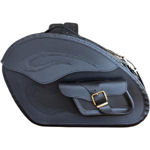 Usnjene motoristične torbe RSA S266A črne barve