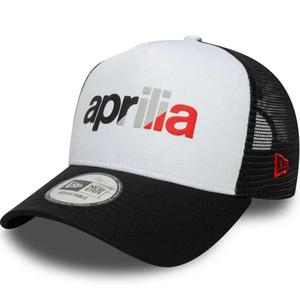 Aprilia 9forty Be A Racer kapa z logotipom črno-bela