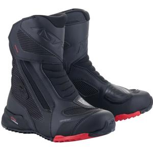 Motoristični škornji Alpinestars RT-7 DRYSTAR črno-rdeči