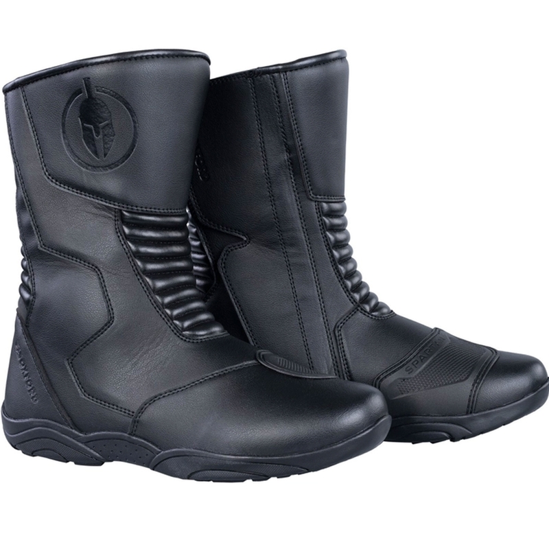 Črni motoristični škornji Oxford Spartan WP