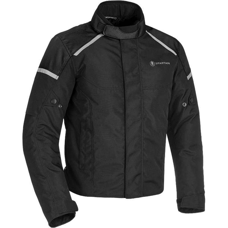 Motoristična jakna Oxford Spartan Short WP črna