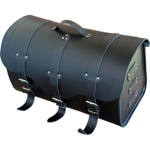 Usnjena torba za motor s ključavnico RSA K155 črne barve