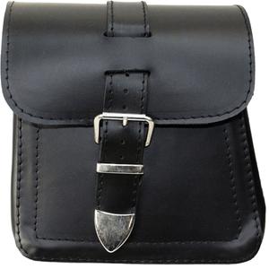 Usnjeni stranski žepi za motor RSA Ki18 2 kosa črne barve