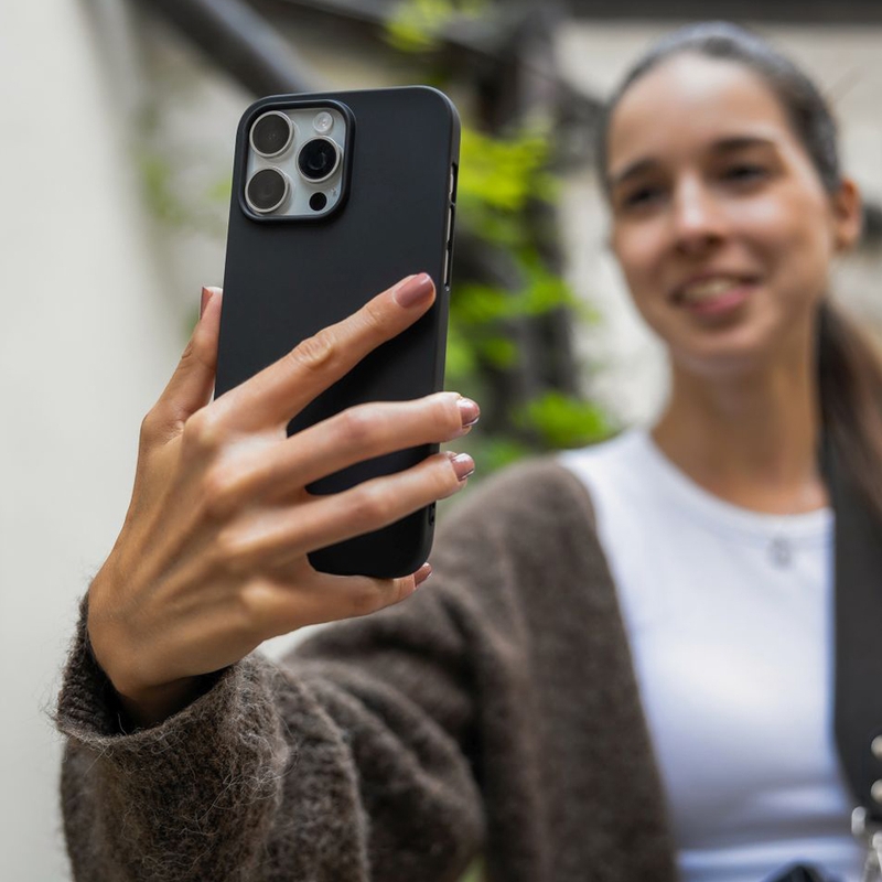 FIXED Story gumiran zadnji ovitek za telefon za Xiaomi Redmi Note 15 Pro 5G črne barve
