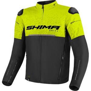 Motoristična jakna Shima Drift black-fluo yellow