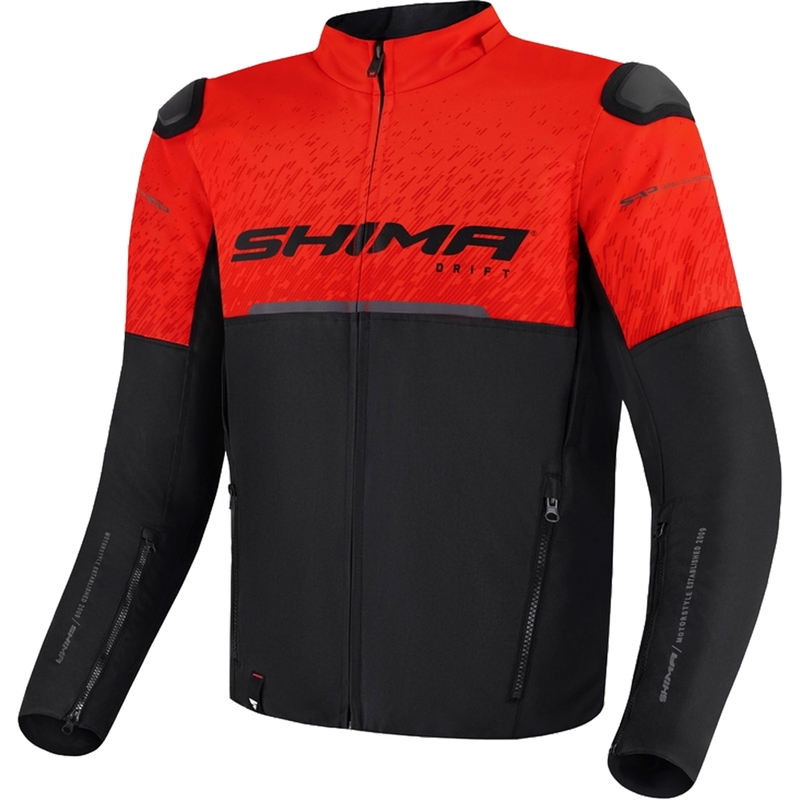 Motoristična jakna Shima Drift black-red