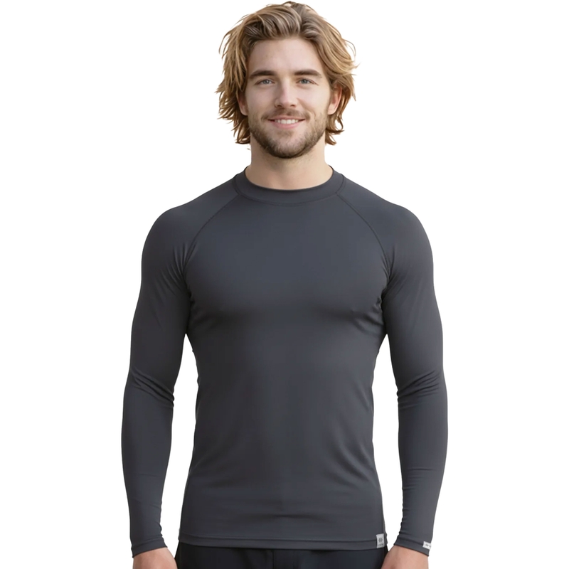 Termalna majica nanosilver® Raglan antracitno siva - dolgi rokavi