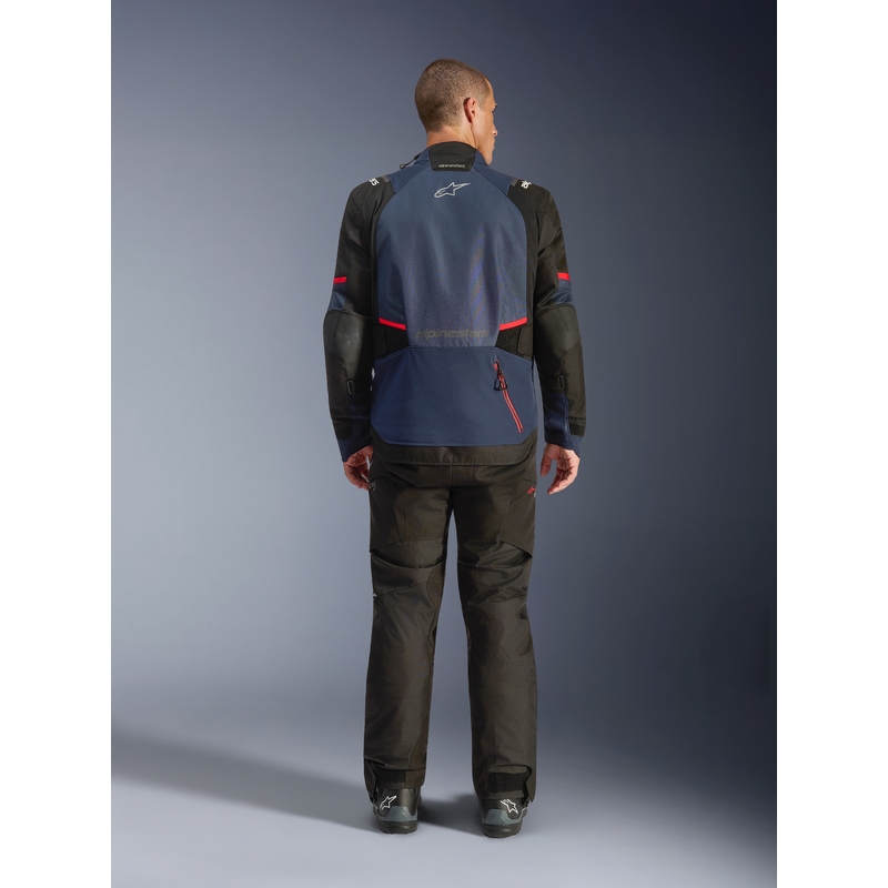 Moto jakna Alpinestars Andes V4 Drystar temno modro-modro-črna