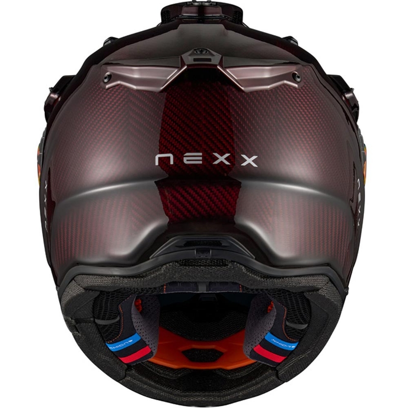 Enduro motoristična čelada Nexx X.Rally Namib Carbon rdeča
