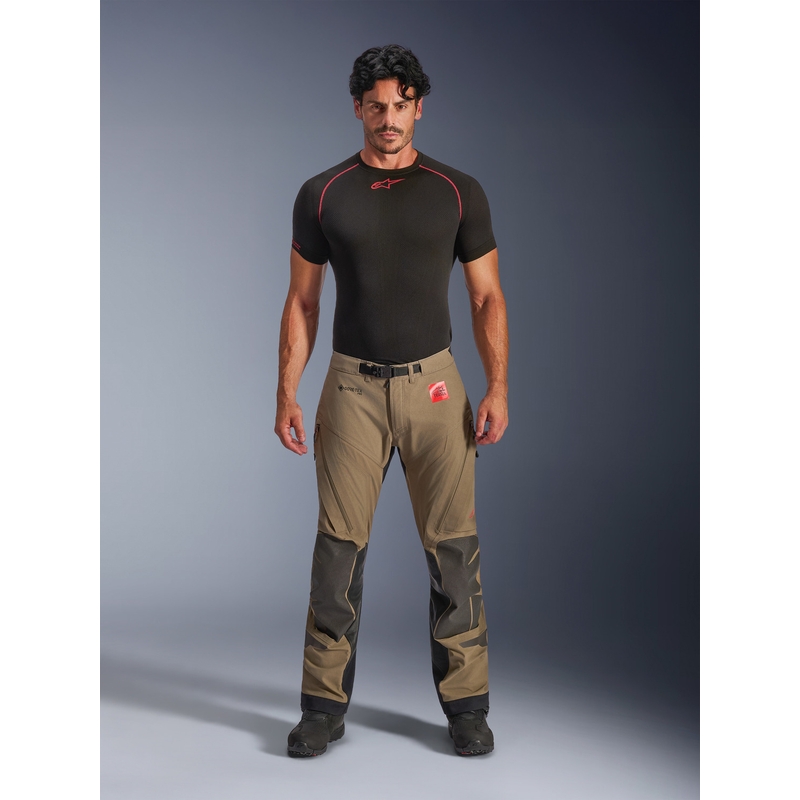 Moto hlače Alpinestar Nazca 3L Gore-Tex PRO svetlo rjavo-črne