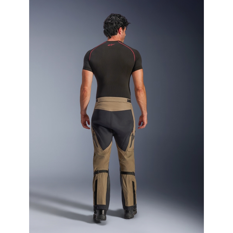 Moto hlače Alpinestar Nazca 3L Gore-Tex PRO svetlo rjavo-črne