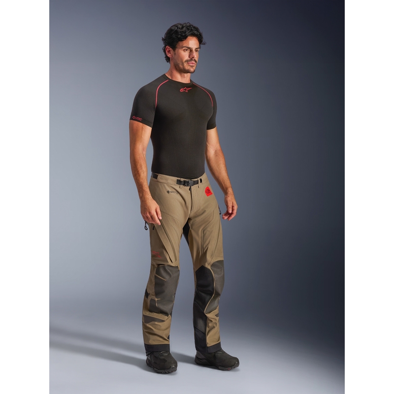 Moto hlače Alpinestar Nazca 3L Gore-Tex PRO svetlo rjavo-črne