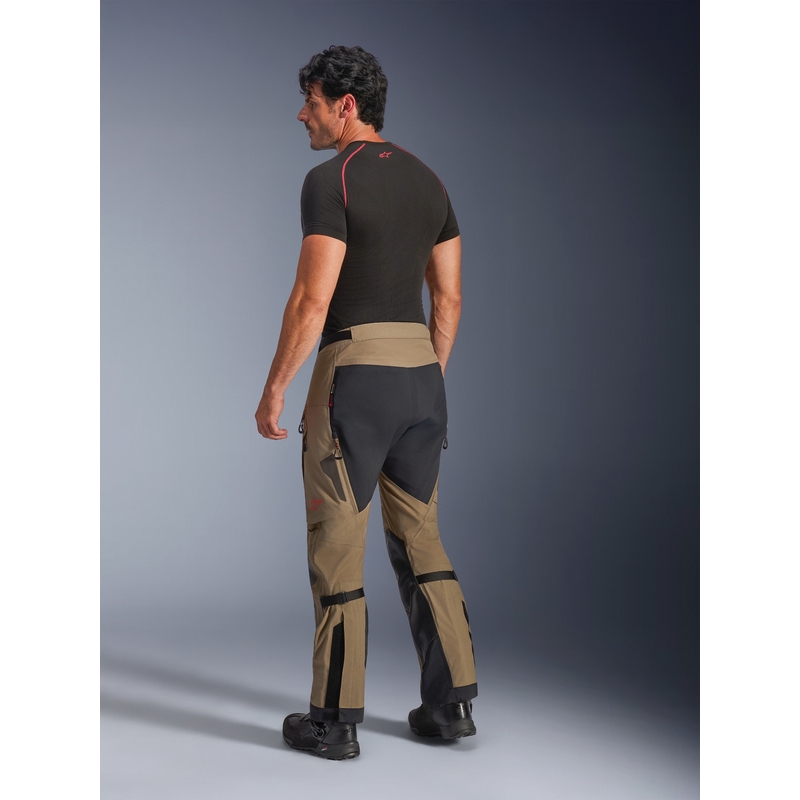 Moto hlače Alpinestar Nazca 3L Gore-Tex PRO svetlo rjavo-črne