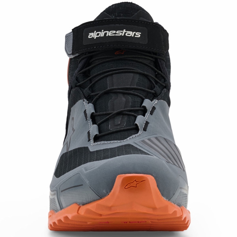 Moto škornji Alpinestars CR-X Drystar črno-temno sivo-oranžni