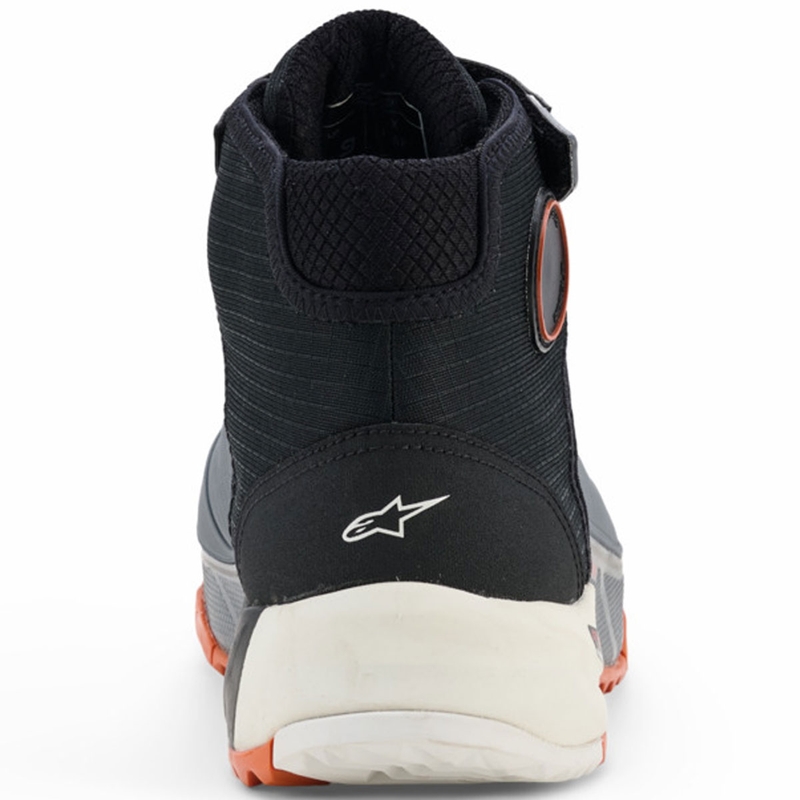 Moto škornji Alpinestars CR-X Drystar črno-temno sivo-oranžni
