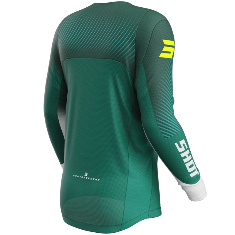 Motokros dres Shot Contact GP 26 zeleno-neonsko rumen