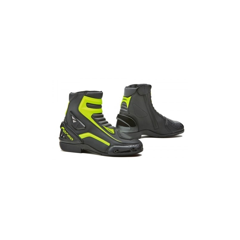 Forma Axel črno-fluo rumeni motoristični škornji naprodaj razprodaja