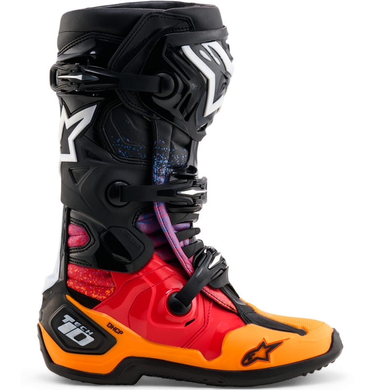 Moto škornji Alpinestars Tech 10 Limited Edition Black Hole črne barve