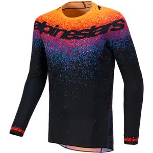 Motokros dres Alpinestars Supertech Black Hole omejene izdaje, črne barve
