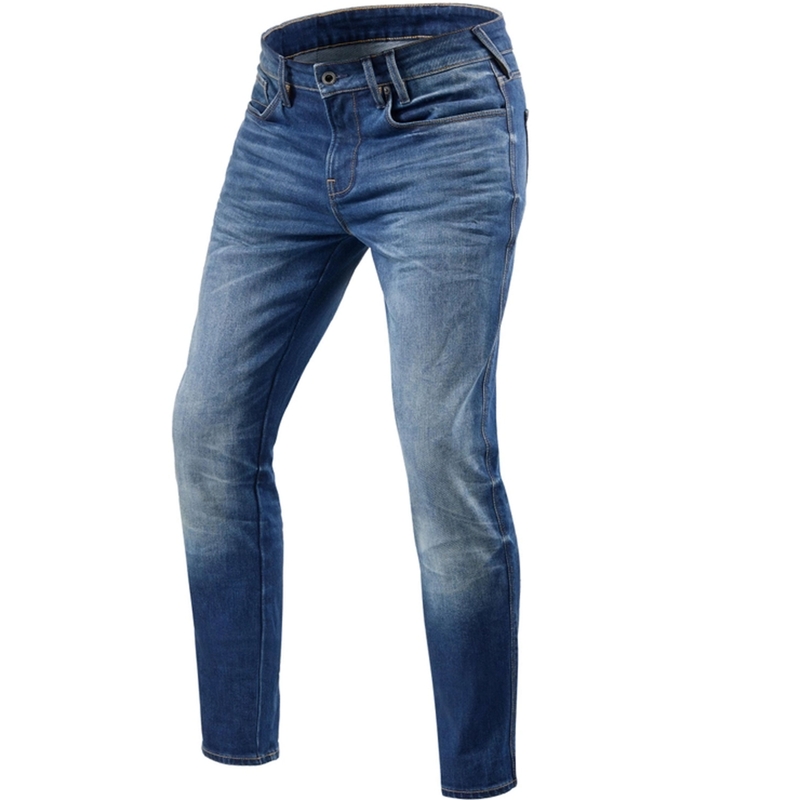 Motoristične kavbojke Revit Carlin SK blue