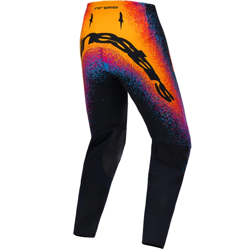 Motokros hlače Alpinestars Supertech Limited Edition Black Hole - črne