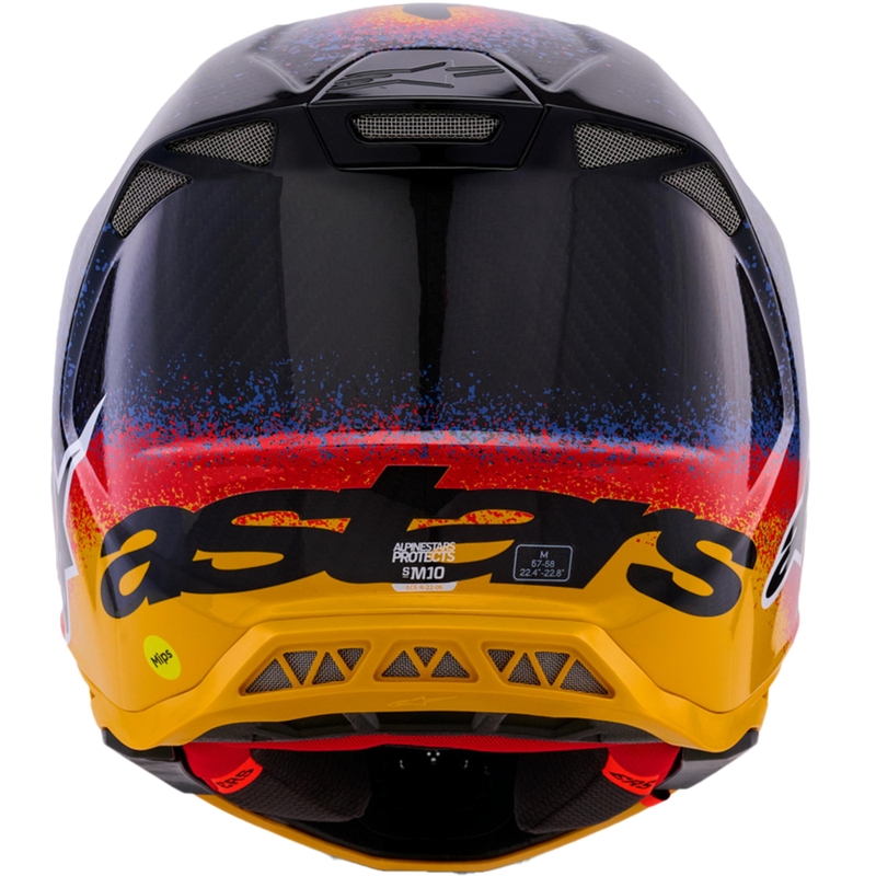 Motokros čelada Alpinestars Supertech S-M10 Limited Edition Black Hole, črne barve