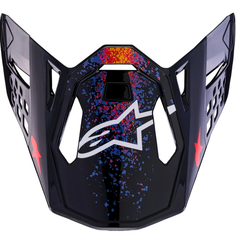 Vizir za motoristično čelado Alpinestars Supertech S-M10 omejene izdaje Black Hole, črne barve