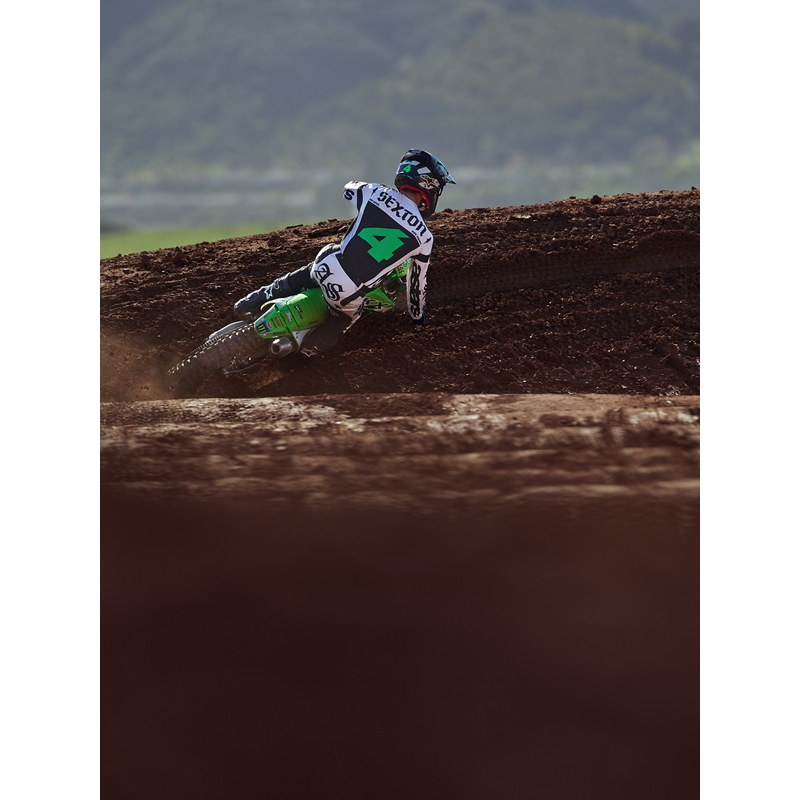 Motokros dres Alpinestars Techstar omejene izdaje Wolf Dust peščeno črne barve