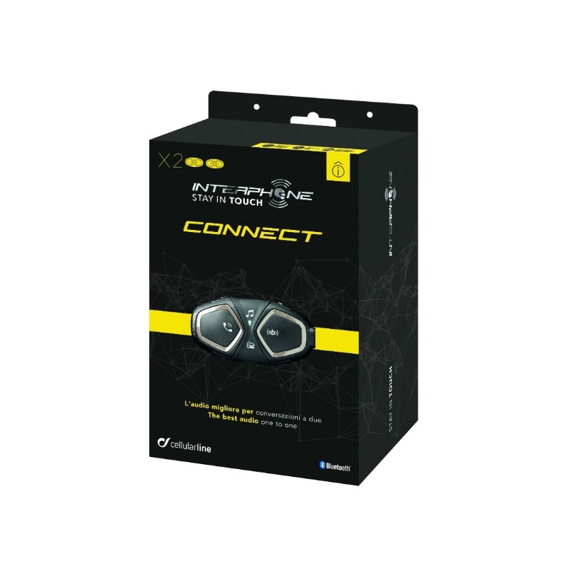 Bluetooth prostoročno telefoniranje CellularLine Interphone CONNECT - dvojno pakiranje