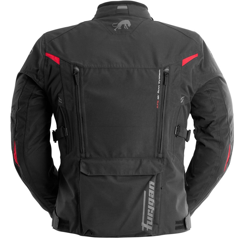 Motoristična jakna Furygan CHALLENGER 3C PRIMALOFT® črno-rdeča