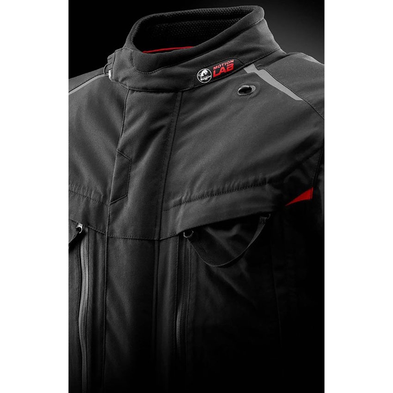 Motoristična jakna Furygan CHALLENGER 3C PRIMALOFT® črno-rdeča