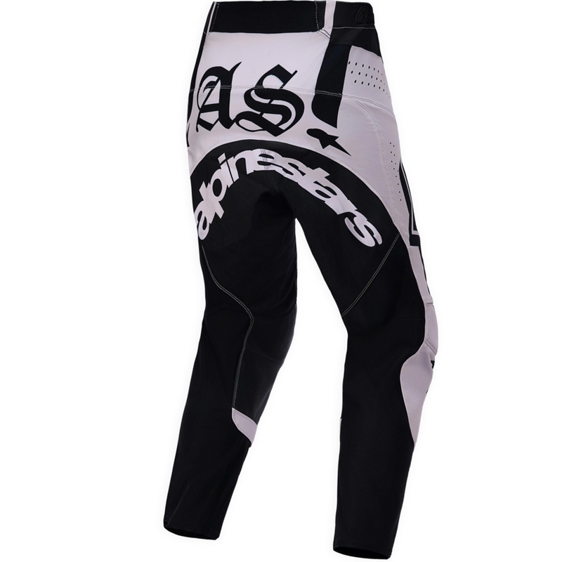 Motokros hlače Alpinestars Techstar Wolf Dust Limited Edition, peščeno črne