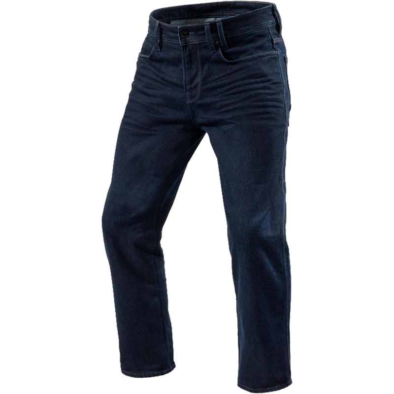 Motoristične kavbojke Revit Lombard 3 RF dark blue cropped